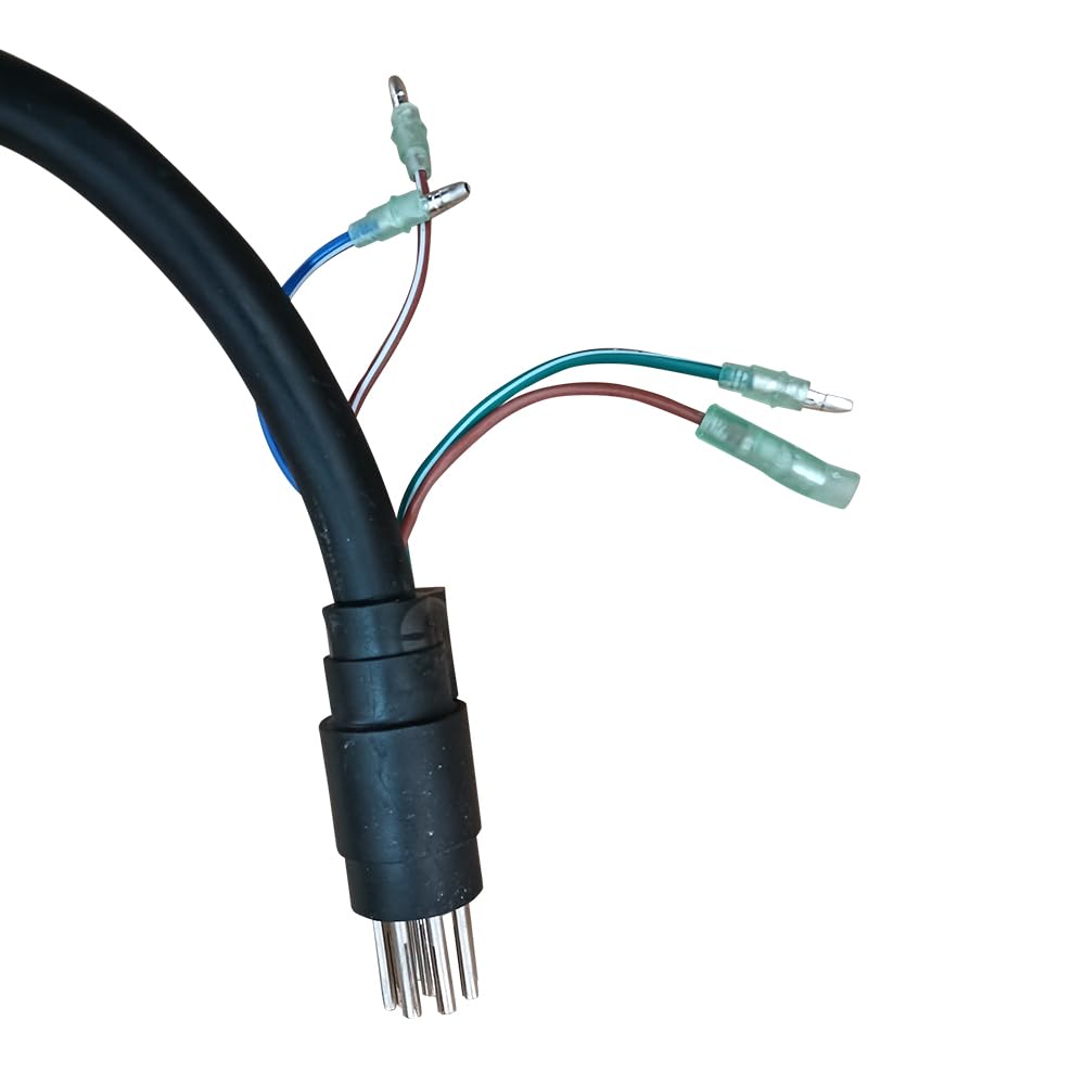 New Wiring Harness Assembly Compatible with Mercury Marine MerCruiser Quicksilver 881170A15 Remote Control Box, 8 Pins, 17.06ft/5.2m Length Outboard 17179T1 84-17179T 1