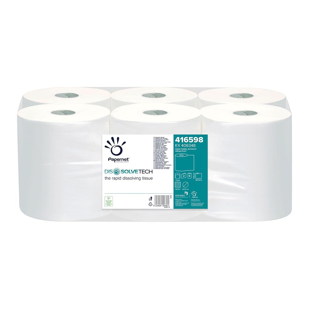 Papernet Asciugamano in Rotolo Autocut Dissolve Tech - 6797 gr