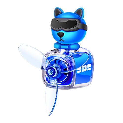 アロマセラピーディフューザー - プロペラ付きオートフレグランスクリップ、回転換気清潔、ベンチャーエアアウトラッシュエアフレッシュネス|車のインテリア、SUV、リムジン、キャンピングカー、車両アクセサリーの請求フレグランス