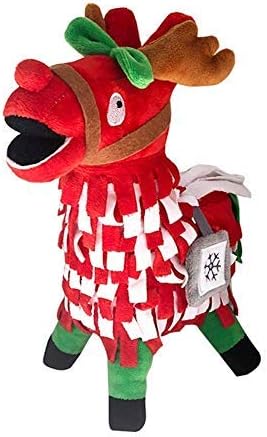 Amazon Reedeal フォートナイト 宝箱と救援物資と補給ラマ ぬいぐるみ 可愛い 玩具 パープル 3サイズ選択可 ぬいぐるみ おもちゃ