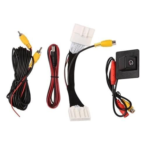 CáMara De VisióN Trasera para Mazda 2/Demio Hatchback 2014-2021 con Asistencia Estacionamiento, Compatible Pantalla Y Cable FáBrica Cámara de Marcha Atrás