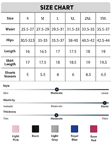 Cakulo 15" Pleated Tennis Golf Skirt For Women Summer Casual Cute Skorts Skirts High Waist Plus Size Athletic Workout Running With 4 Pockets Berry Black 3Xl #TOP6