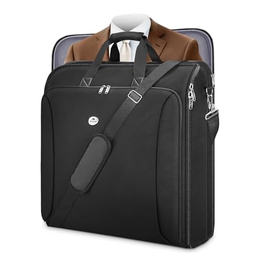 Best luggage for traveling with suits MATEIN Large Double Layer Garment Bag