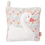 Im Bettchen, in der Babyschale oder im Kinderwagen, der knuddelige Schwan ist immer dabei: Er lindert nicht nur Schmerzen, sondern ist auch das perfekte Kuscheltier zum Einschlafen und Knuddeln!