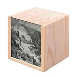 Ajoutez une touche rustique à vos besoins de rangement avec cette boîte en bois couleur sapin clair
