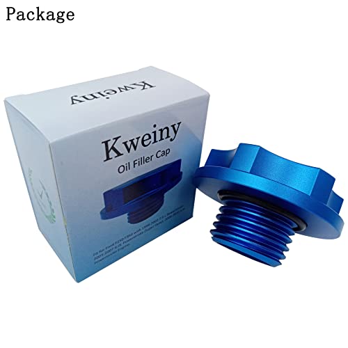 Kweiny Engine Oil Filler Cap Aluminum Compatible With Ford Lincoln Mercury 1984-2013 #TOP1
