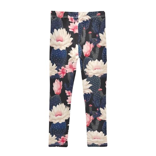 Girls' Leggings Flowers Floral Pink Kids Yoga Tights Pants 1 Pack 208506572