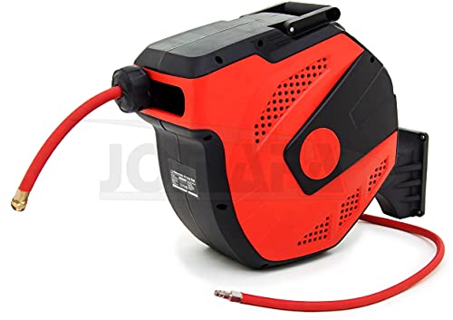 Carrete de Manguera Aire Comprimido 12 m + 1 m VERSION PROFESIONAL ALTO CAUDAL | Conector de 3/8" | 12.5 x 19 mm Cover