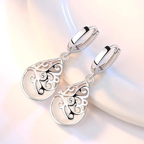 Boucles d'oreilles Dropwise Hollow légères anti-douleur pour lobes sensibles mariage