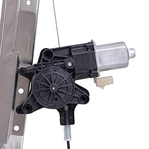 Brock Replacement Passengers Front Power Window Lift Regulator & Motor Assembly W/ 2 Pin Connector Compatible With 08-18 Grand Caravan Town & Country C/V 68030660Aa #TOP2