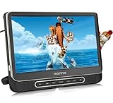 WONNIE W-HD1106MP Kopfstützen-Video-Player für Auto, unterstützt 1080P/MP4-Video mit...