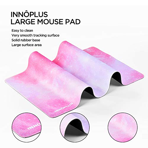 Gaming Mouse Pad Large Mouse Pad Xl Pink Mouse Pads For Computers 31 5 15 75in Large Extended Gaming Keyboard Mouse Pads Big Desk Mouse Mat Designed For Gaming Surface Office Durable Edges Buy Online In