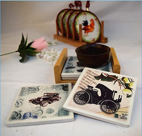 12Pcs Ceramic Tiles For Coasters White 4X4 Unglazed Diy Art Craft, Ready-To-Paint Ceramics #TOP5