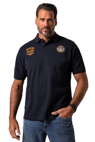 Poloshirt piqué JP 1880 coupe ample anti-serrage manches demi-bras
