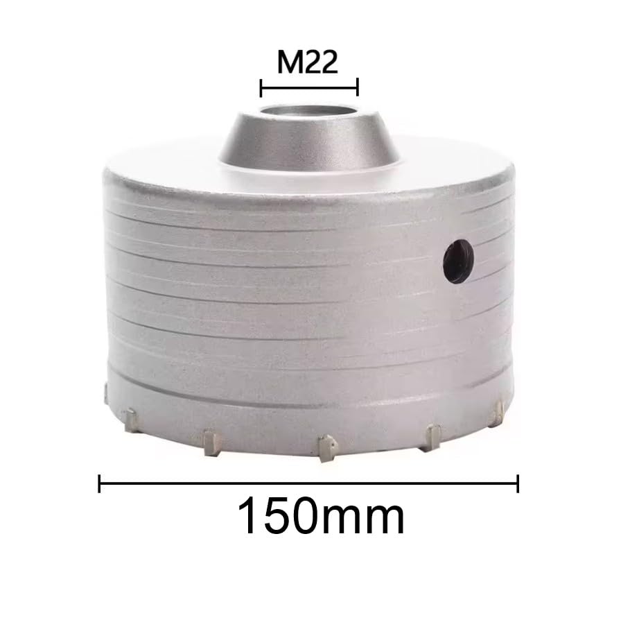 CAROTATRICE FRESA A TAZZA 150 mm CON ASTA SDS MAX 350 MM