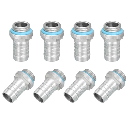 Raccord G1/4 pour watercooling PC avec embout cannelé de 12 mm pour tuyau souple de refroidissement