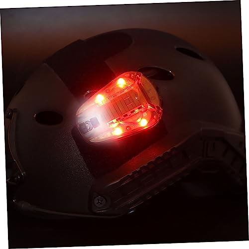 Outanaya 1 Unidade Capacete Ladybug Lights Lights Signal Lights Mini Pote De Aço Inoxidável Palafita