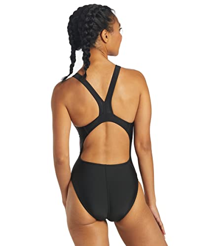 Image of Sporti Wide Strap Athletic One Piece Swimsuit for Women - Graphic Design Pattern - Swim Team Bathing Swimsuit for Competiton