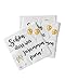 Produktbild Sovie HORECA Einmalservietten Schön, dass wir zusammen feiern/Sekt 100 Stück - 33 x 33 cm, 3-lagiges Tissue - Strapazierfähig, Saugstark - Servietten Hochzeit Geburtstag & Jubiläum