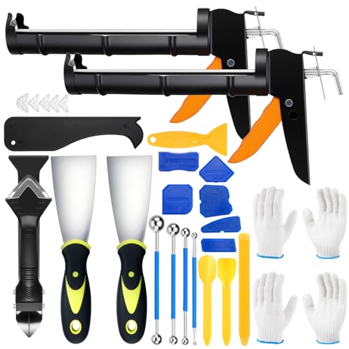 Professional Caulk Gun Kit with Remover Tools