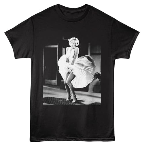 Amazon.com: Marilyn Monroe Iconic Dress Photo Adult Short Sleeve T