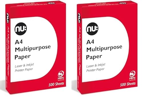 NU Multi-Purpose Printer Paper, 2 Pack