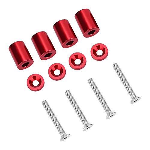 Hood Spacers Universal,Hood Spacers,Other Modification,Aluminum Alloy Engine Hood Ventilation Spacer Riser Kit For 6Mm Turbo Motor #TOP2