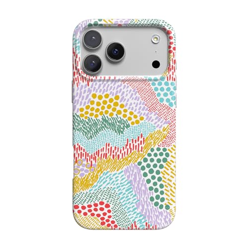 Casely iPhone 17 Pro Case | Color Me Happy | Doodle Colorblock | Compatible with MagSafe | Classic Ultra Thin Design