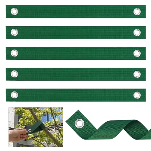 Coolty Lot de 12 sangles d'arbre avec œillets pour tuteur/tuteur/tuteur/tuteur/tuteur/plantation