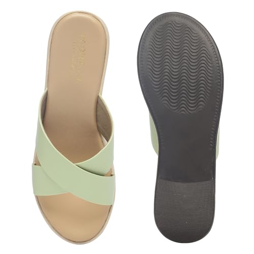 Image of MONROW Wedges for Women & Girls | Fancy & Stylish Wedges | Extra Cushioning & Comfortable, Fashionable, Light Weight, Fashion Wedges for Girls