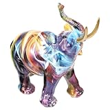 Figurine d'éléphant unique - elle présente un design élégant représentant un éléphant, à la fois vintage et miniature