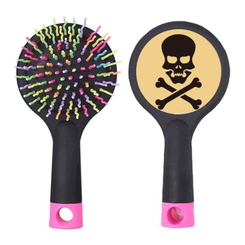 Brosse à cheveux démêlante Art Déco Halloween et son coussin pneumatique de salon
