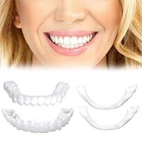2 peças, ajustável temporariamente para homens e mulheres, natureza e confortável para sorriso confiante