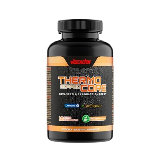 Vaexdar - Thermo Ripped Core | Termogenico Quemagrasa Potente | Quemagrasas Potente para Adelgazar | Pastillas para Adelgazar muy Rapido | Quemador de Grasa | L-Carnitina, Té Verde, Garcinia Cambogia