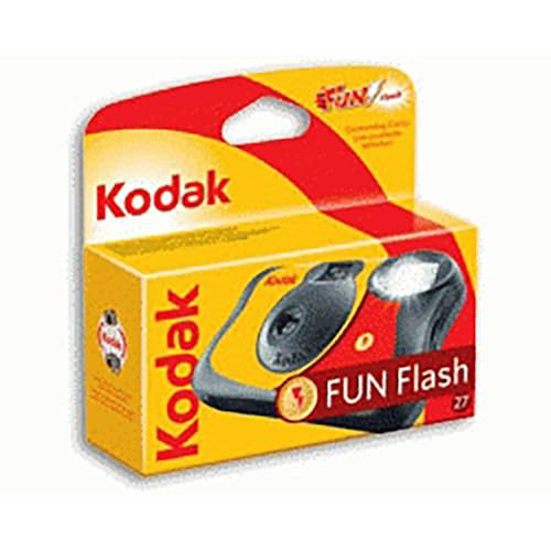 Kodak Fun Saver 27+12 3920949 Einwegkamera (3m Blitzbereich, 135 Film-Format, 800 Film sensitivity (ISO), 39 Anzahl Bilder) gelb/grau/rot, 35mm
