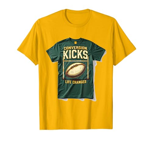 Conversion Kicks Life Changes Rugby T-Shirt Men Medium