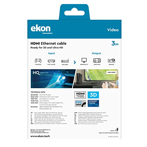 Sbs Cavo Hdmi v.1.4 Alta Velocita' Maschio - 5