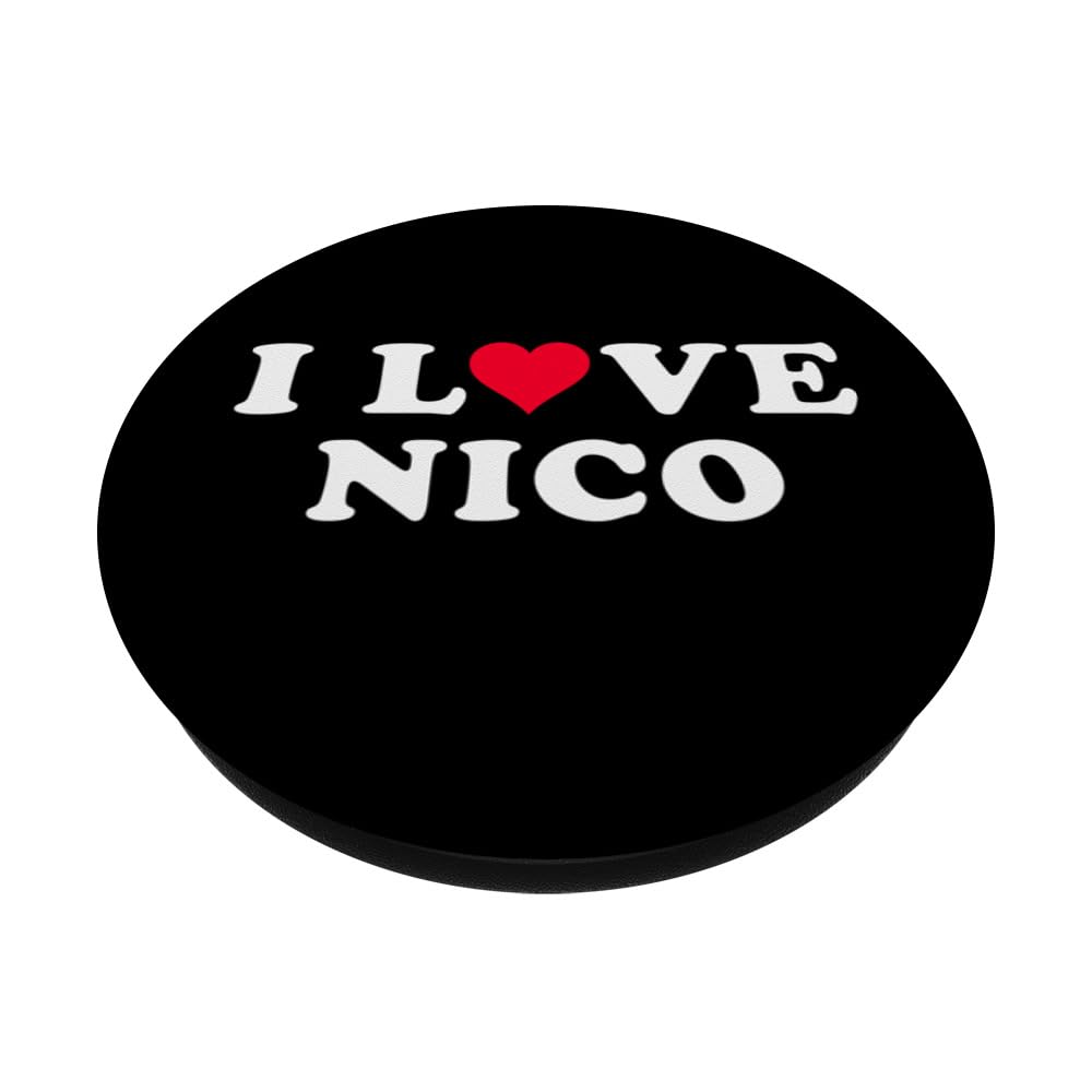 Amazon.com: I Love Nico Matching Girlfriend & Boyfriend Nico Name