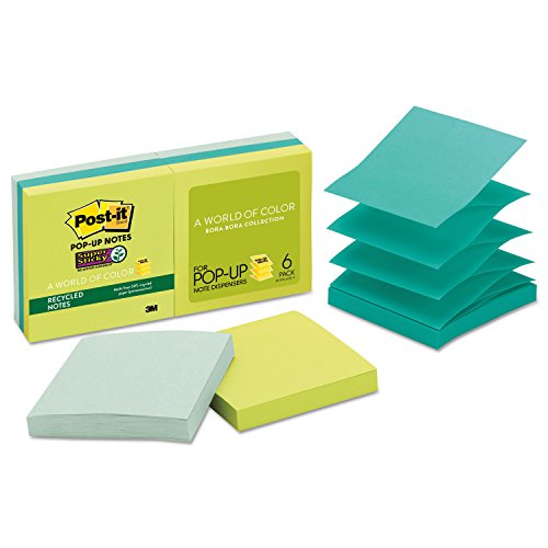 Notes pop-up Super Sticky Post-It à forte adhérence pour surfaces verticales