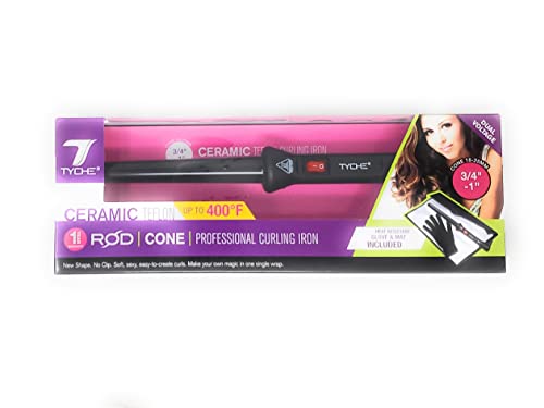 Tyche Profesional Curling Rod (Cone (3/4'' - 1'')