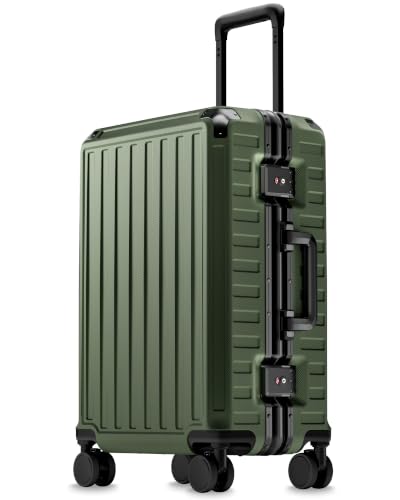 LUGGEX Carry On Zipperless Suitcase
