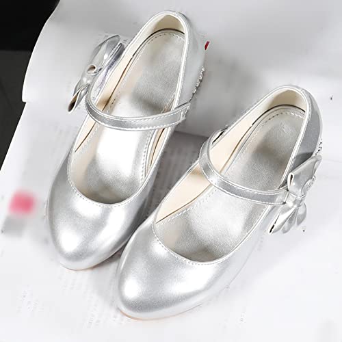 Shoes Low Heel Toddler Girls Dress Shoes Cute Bowknot Patent Mary Jane Flower Girls Wedding School Party4