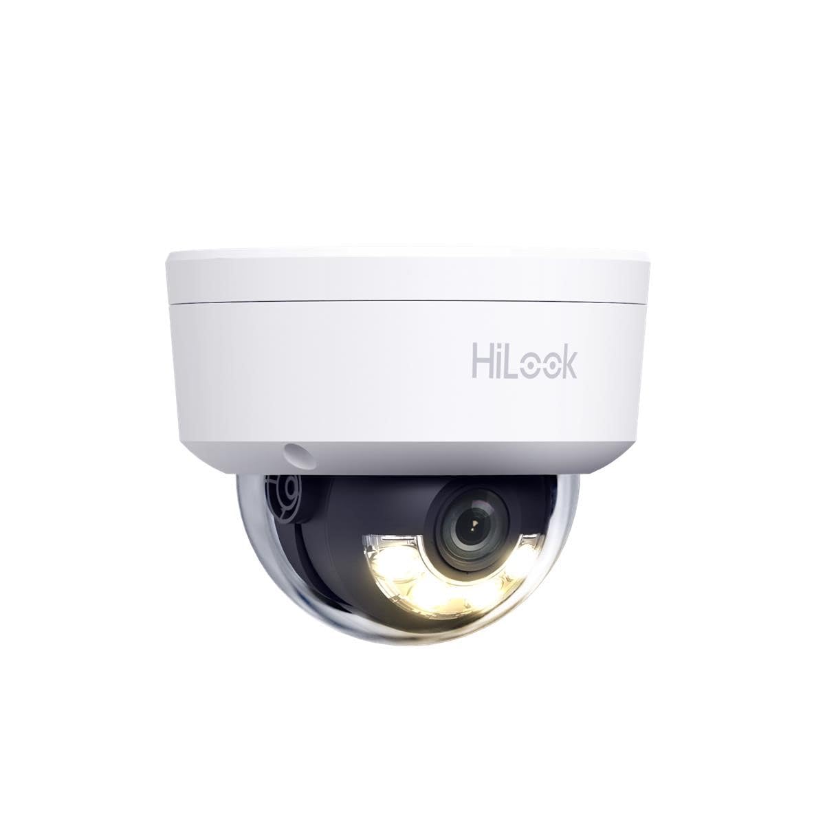 HiLook PoE IP Überwachungskamera aussen 4K 8MP ohne WLAN Nachtsicht IP67 | Livebild per App, Personen-/Fahrzeugerkennung, NVR-Einbindung und wetterfestes Gehäuse im Außenbereich
