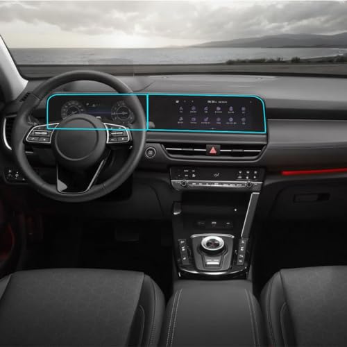Film en verre trempé haute clarté pour écran GPS Kia Seltos 2023 2024 10,25