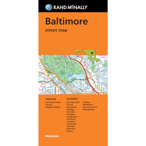 Rand McNally Baltimore, Maryland Street Map