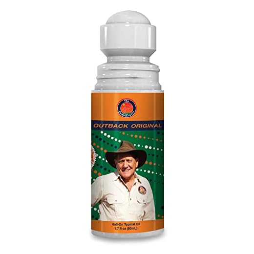 Outback All-Natural Pain Relief - 50mL Roll-On (1.69 Fl Oz) - Topical Oil