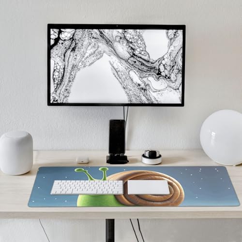 Tapis de souris de jeu escargot pour protéger votre table des rayures de clavier