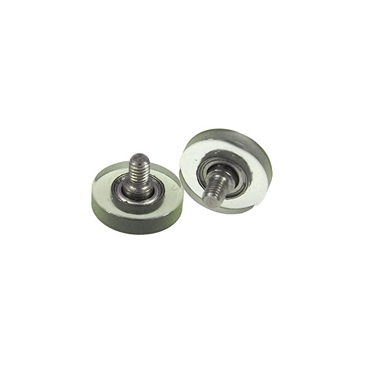 Roue de guidage filetée avec roulement caoutchouté PU68312-3C1L4M3 pour rails de roulement