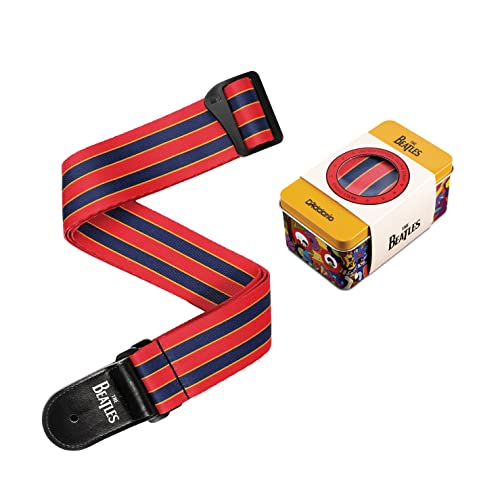 D’Addario Sangle de Guitare Tissée Beatles Yellow Submarine 50e Anniversaire – Ringo - Les Beatles, Paul McCartney, John Lennon, RIngo Starr, George Harrison D'Addario Sangle de Guitare Tissée Beatles Yellow Submarine 50e Anniversaire - Ringo