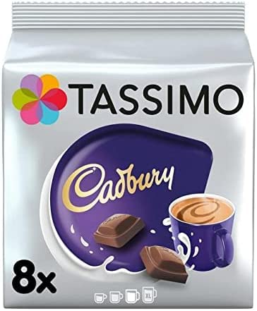Tassimo Cadbury Compatible - Hot Chocolate Pods, Choose From 4, 8, 16, 24, 32, 40, 48 & 80 T-Discs - Customize